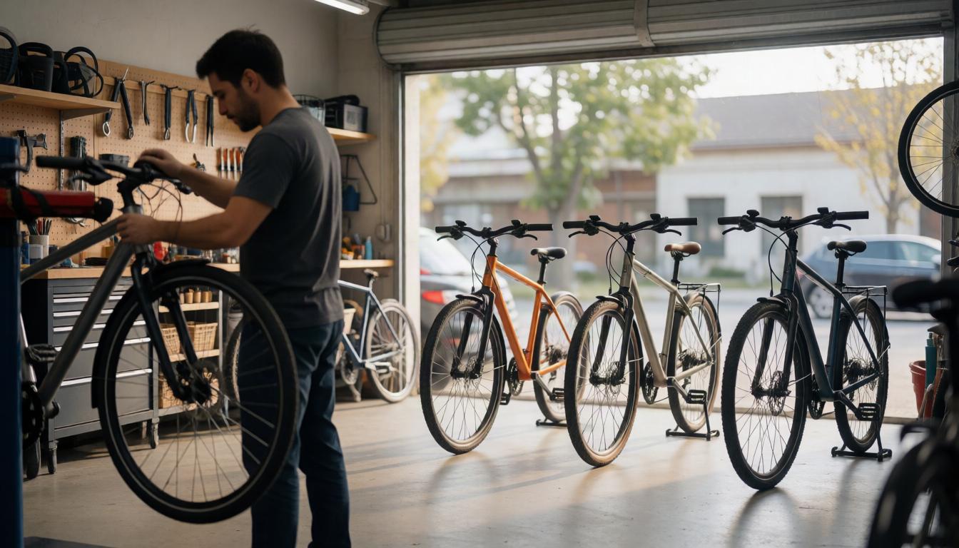 Cycle Savvy bicycle servicing in La Trinité